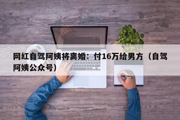 网红自驾阿姨将离婚：付16万给男方（自驾阿姨公众号）